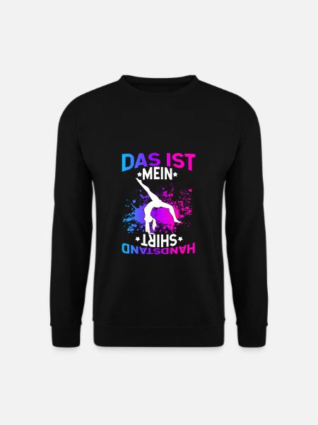 Das Ist Mein Handstand Shirt Trainer Sportverein T - Unisex Pullover - Schwarz