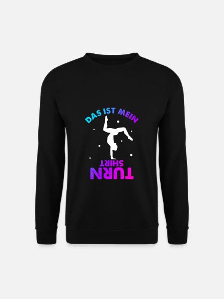 Turnen Gymnsatik Handstand Trainer Sportverein Tur - Unisex Pullover - Schwarz