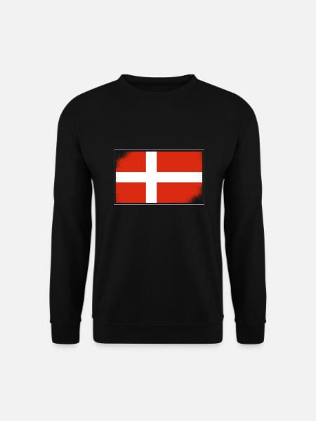 Dänemark Flagge Skandinavien Dänische Flagge Reise - Unisex sweater - sort
