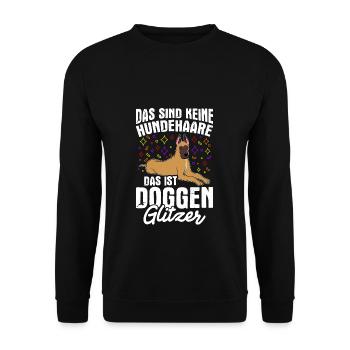 Grands Danois, Fan de chiens, Propriétaire de chiens, Promeneur de chiens, Hun - Sweat-shirt Unisexe - noir - Devant - Alina (178cm) & Michal (187cm)