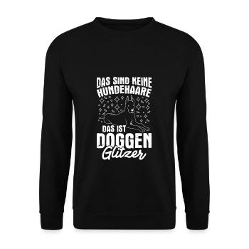 Grand Danois Chien Chien Propriétaire Chien Cadeau Hun - Sweat-shirt Unisexe - noir - Devant - Alina (178cm) & Michal (187cm)