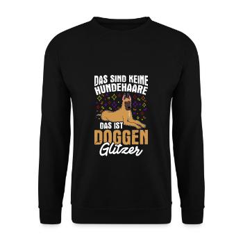 Grands Danois, Fan de chiens, Propriétaire de chiens, Promeneur de chiens, Hun - Sweat-shirt Unisexe - noir - Devant - Alina (178cm) & Michal (187cm)