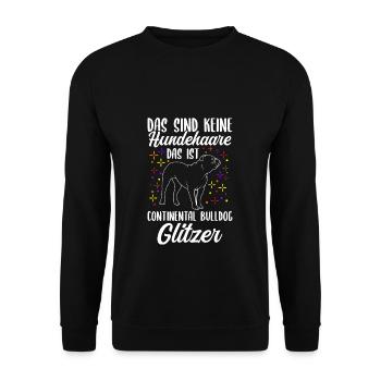 Continental Bulldog Hundebesitzer Hund Hundeliebha - Unisex Pullover - Schwarz - Vorne - Alina (178cm) & Michal (187cm)