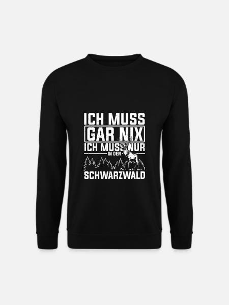 Schwarzwald Urlaub Deutschland Schwarzwälder Wande - Unisex Pullover - Schwarz