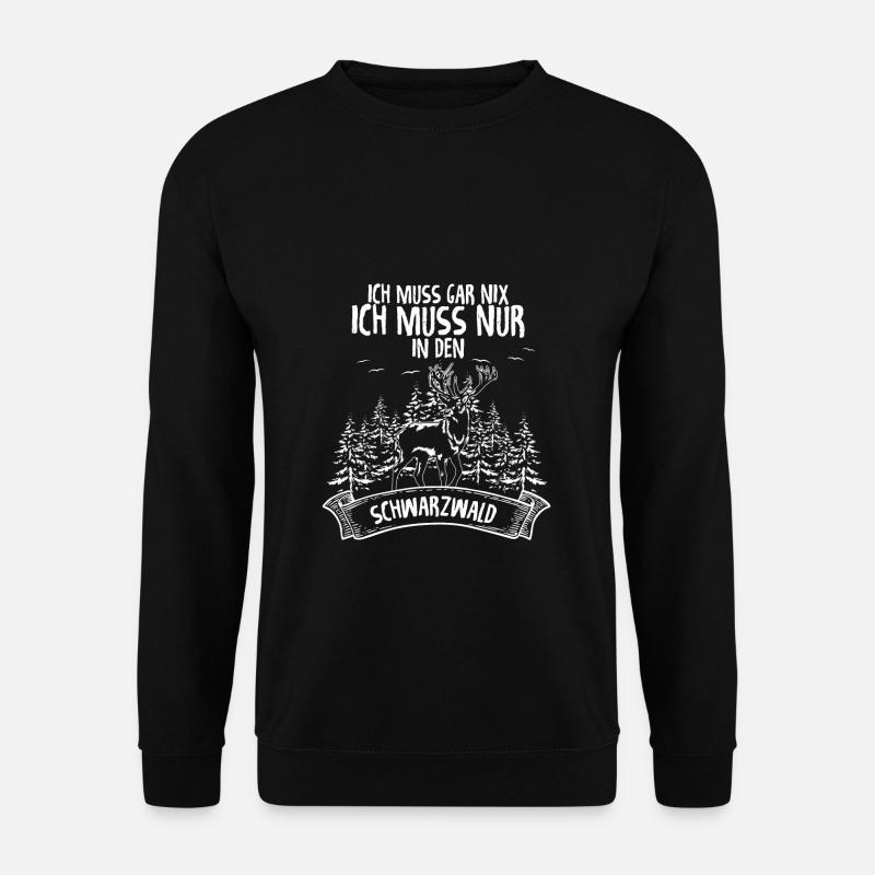 Schwarzwald Urlaub Deutschland Schwarzwälder Wande - Unisex Pullover - Schwarz
