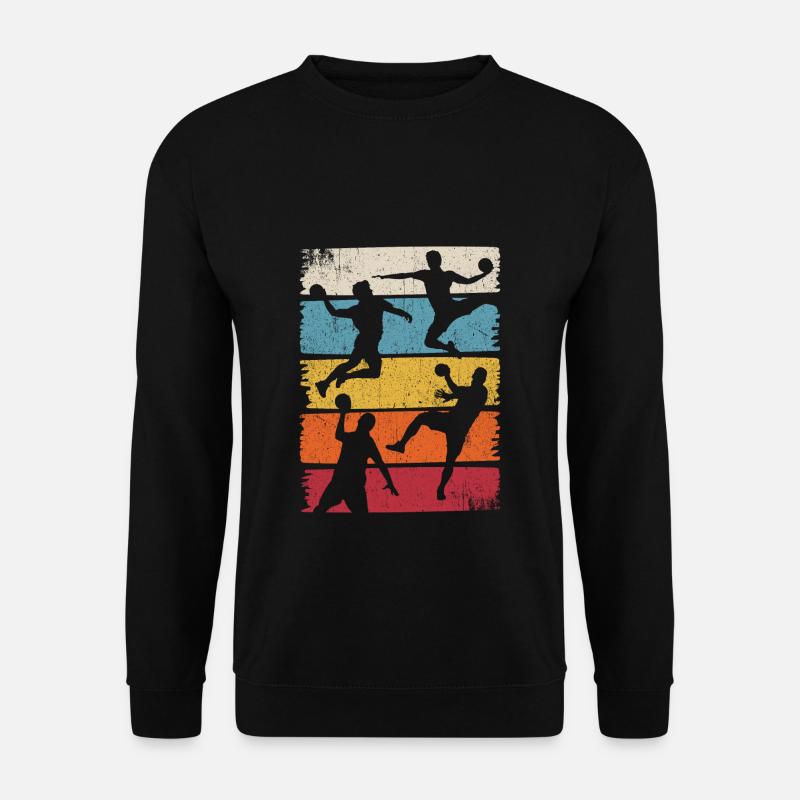 Handball Sport Coach Turnier Ball Sportfan Handbal - Unisex Pullover - Schwarz