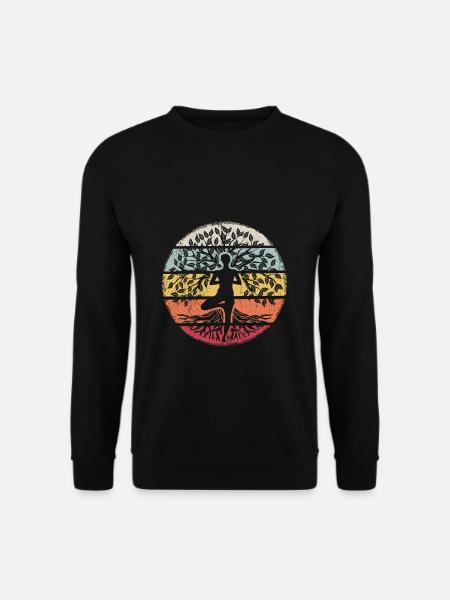 Yoga Afslapning Yogafan Sport Siger Hvil Yogi Sp - Unisex sweater - sort