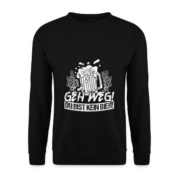 Beer Drinking Beer Fun Pub Drinking Drinking Spree Beer Tr - Unisex Sweatshirt - black - Front - Alina (178cm) & Michal (187cm)