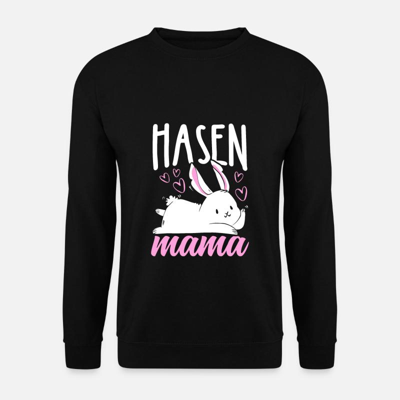 Mom Bunny Mother's Day Gift Easter Bunny Mom - Unisex Sweatshirt - black