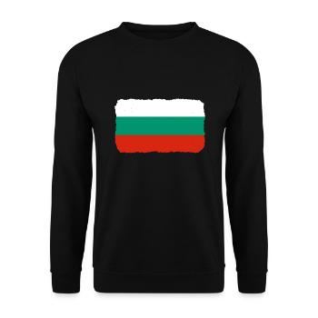 Bulgaria Flag Bulgarian Flag Golden Sands - Unisex Sweatshirt - black - Front - Alina (178cm) & Michal (187cm)