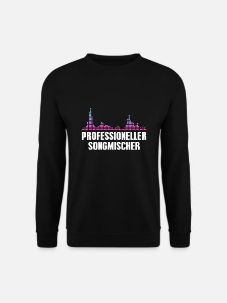 Discjockey Professioneller Songmischer DJ - Unisex Pullover - Schwarz