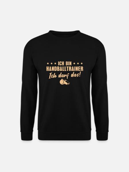 Handballtrainer Sportverein Handball Trainer - Unisex Pullover - Schwarz