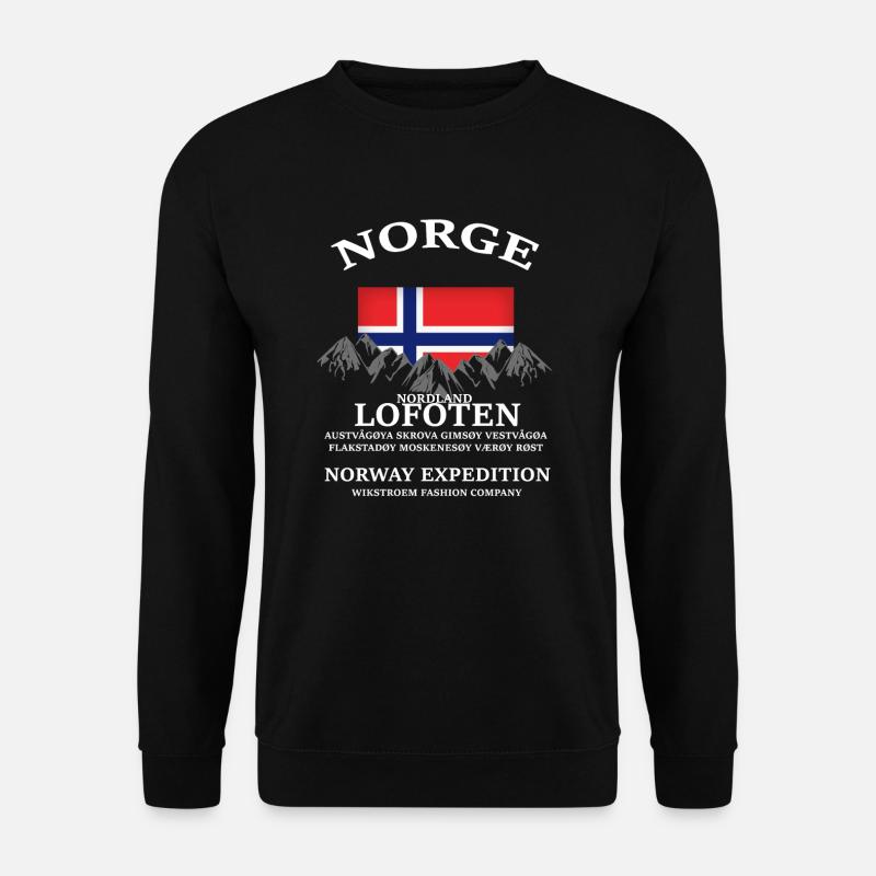 Wikstroem Norway Expedition Lofoten - Unisex Sweatshirt - black