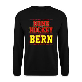 Bern - Unisex Pullover - Schwarz - Vorne - Alina (178cm) & Michal (187cm)