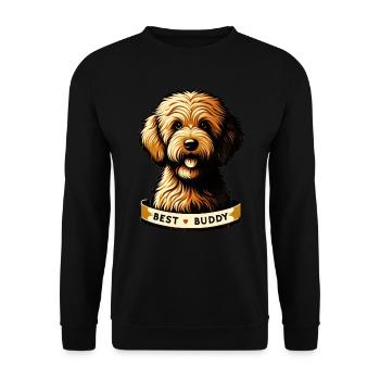 Portrait d’ami fidèle - Sweat-shirt Unisexe - noir - Devant - Alina (178cm) & Michal (187cm)
