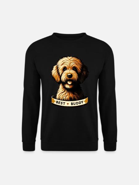 Loyal Friend Portrait - Unisex Sweatshirt - black