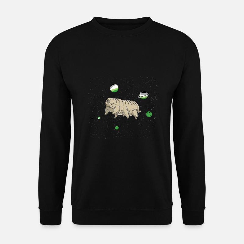 Tardigrade aromatique dans l’espace - Sweat-shirt Unisexe - noir