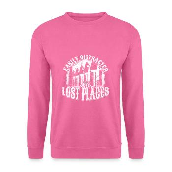 Idée cadeau Lost Place Urbex Urban Explorer - Sweat-shirt Unisexe - rose - Devant