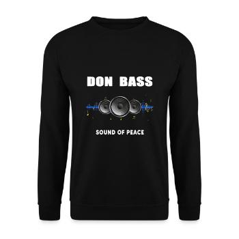 UKRAINE Donbass slava ukraini Sound of Ukraine - Unisex Pullover - Schwarz - Vorne - Alina (178cm) & Michal (187cm)
