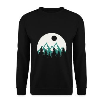 Travel - Unisex Pullover - Schwarz - Vorne - Alina (178cm) & Michal (187cm)