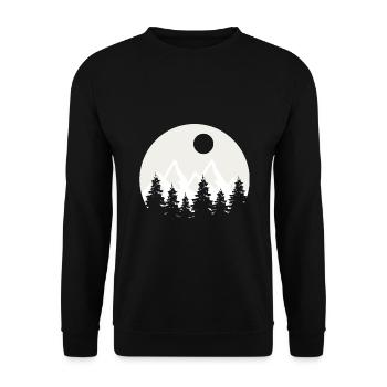 Travel - Unisex Pullover - Schwarz - Vorne - Alina (178cm) & Michal (187cm)