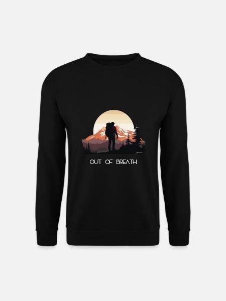 Faune Arbres Nature Forêt J’aime Randonnée - Sweat-shirt Unisexe - noir