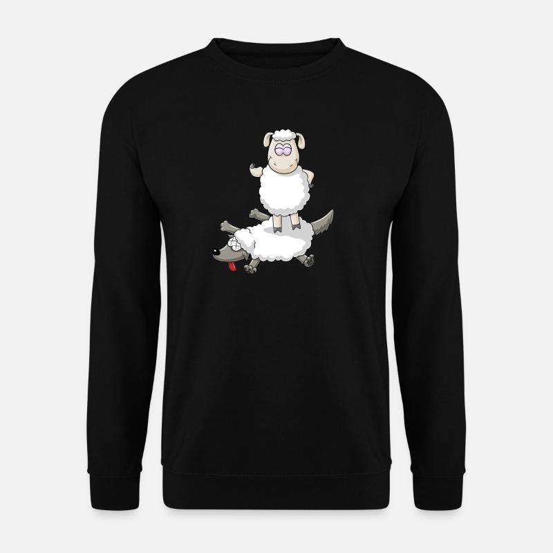 Sieg der Schafe - Unisex Pullover - Schwarz