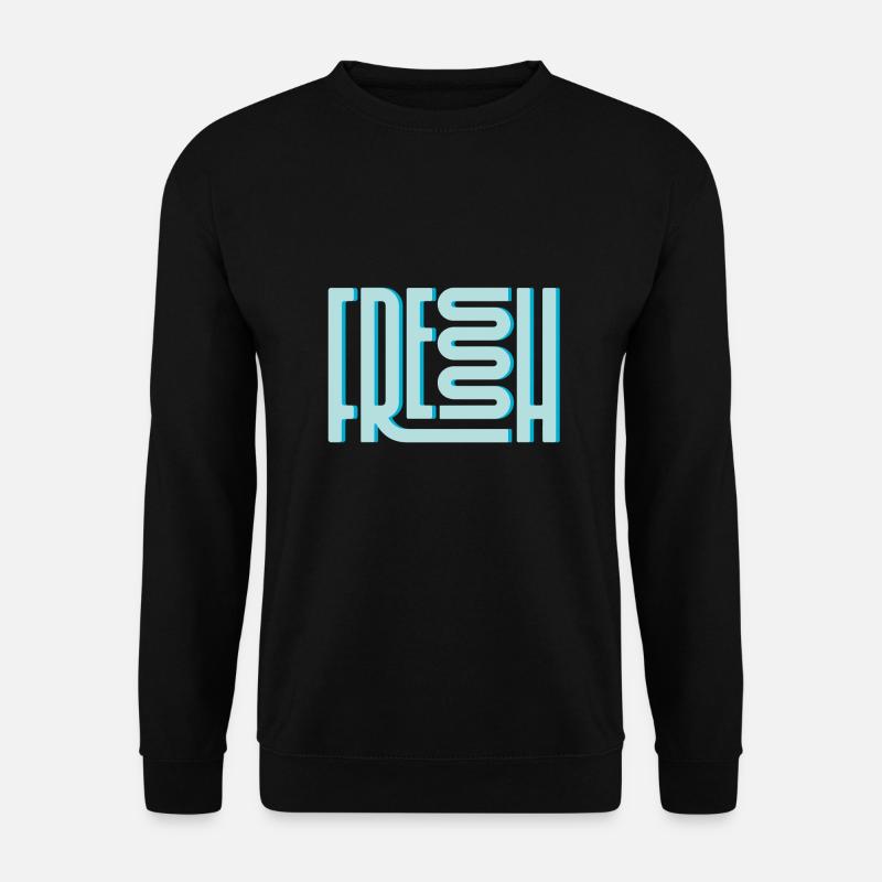 Fresh / fresh / winter - Unisex Sweatshirt - black