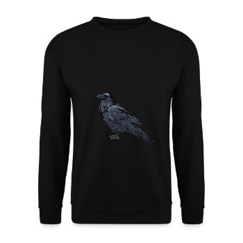 Raben Shirt als Geschenk für Liebhaber und Fans - Sweat-shirt Unisexe - noir - Devant - Alina (178cm) & Michal (187cm)