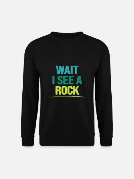 bouldern boulderfelsen freiklettern boulderroute - Unisex Pullover - Schwarz