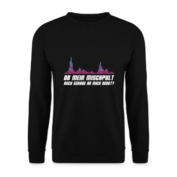 Musik Discjockey DJ - Unisex Pullover - Schwarz - Vorne - Alina (178cm) & Michal (187cm)