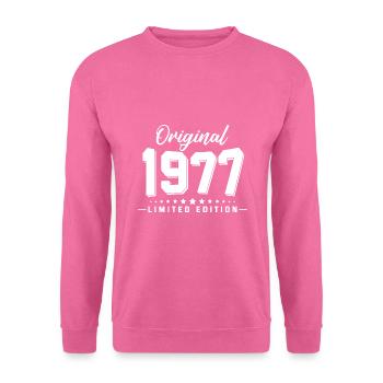 45 Geburtstag Jahrgang 1977 - Unisex Pullover - Pink - Vorne