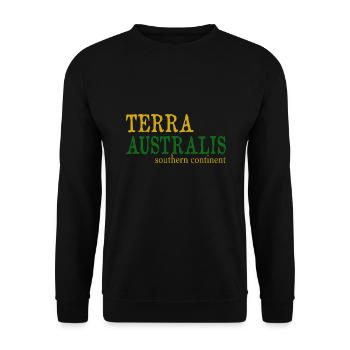 Terra Australis - continent austral - Sweat-shirt Unisexe - noir - Devant - Alina (178cm) & Michal (187cm)