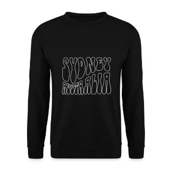 Sydney Australie - Sweat-shirt Unisexe - noir - Devant - Alina (178cm) & Michal (187cm)