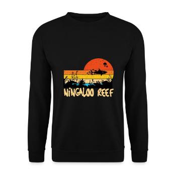 Ningaloo Reef - Unisex Sweatshirt - black - Front - Alina (178cm) & Michal (187cm)