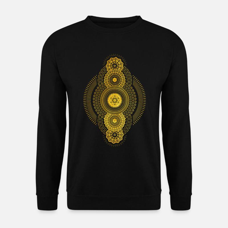 Metatrons Cube Sacred Geomety Esoteric - Unisex Sweatshirt - black