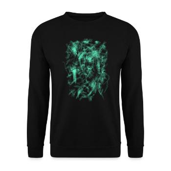 Vintage - Unisex Pullover - Schwarz - Vorne - Alina (178cm) & Michal (187cm)