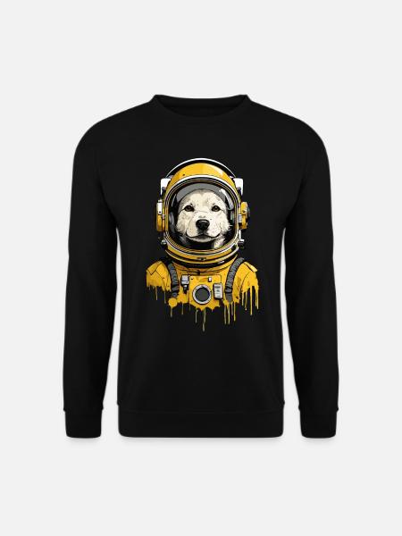 Dog, Astronaut, Space, Space, Technology - Unisex Sweatshirt - black