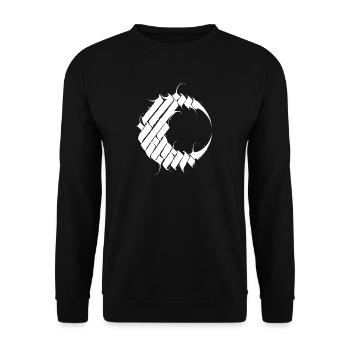 Logo de la lune - Sweat-shirt Unisexe - noir - Devant - Alina (178cm) & Michal (187cm)