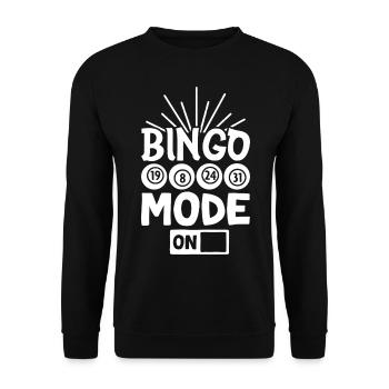 Mode Bingo Player sur Bingo - Sweat-shirt Unisexe - noir - Devant - Alina (178cm) & Michal (187cm)
