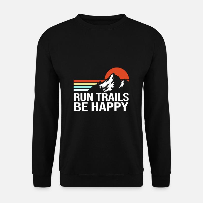 Trailrunning - Unisex Pullover - Schwarz