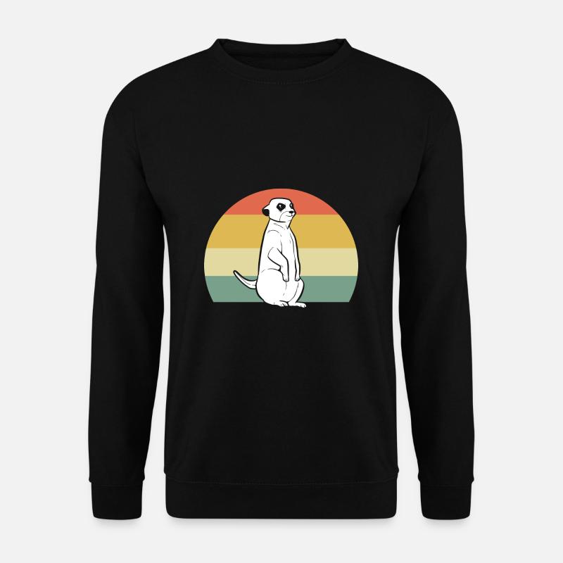 Erdmännchen - Unisex Pullover - Schwarz