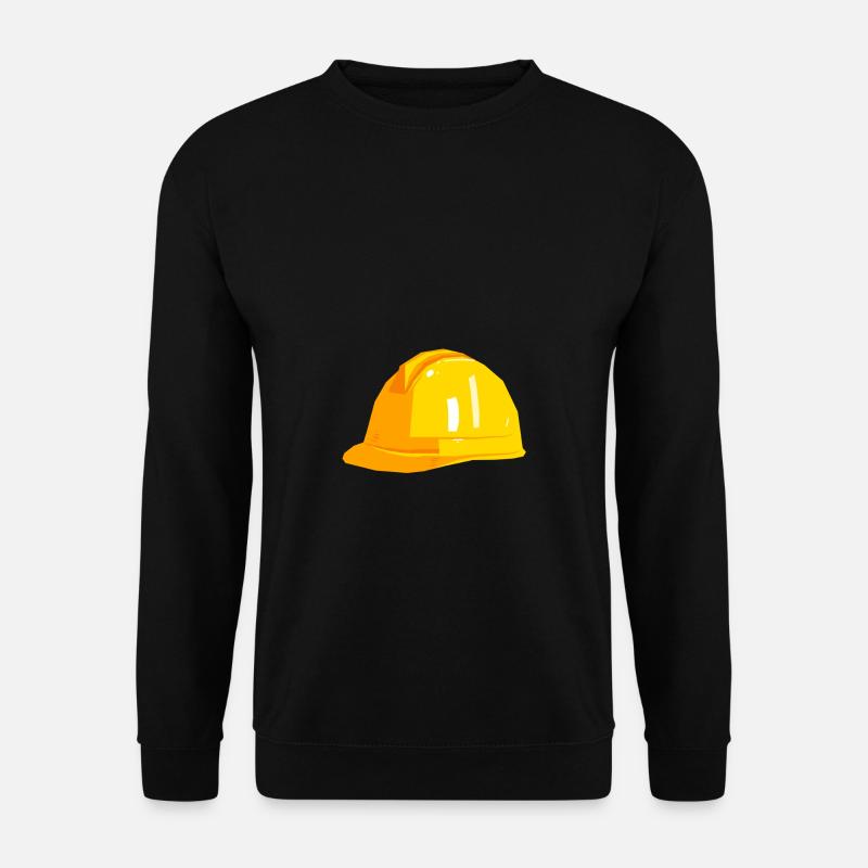 Construction helmet gift gift idea - Unisex Sweatshirt - black