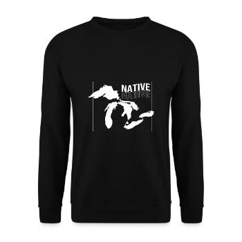 Great Lakes - Unisex Pullover - Schwarz - Vorne - Alina (178cm) & Michal (187cm)