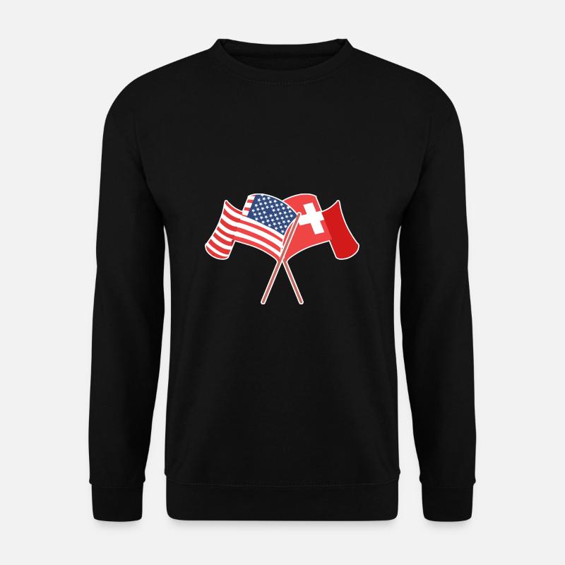 Schweiz Schweizer Schweizerdeutsch - Unisex Pullover - Schwarz