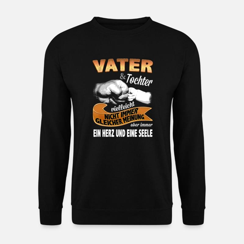 VATER & TOCHTER - Unisex Pullover - Schwarz
