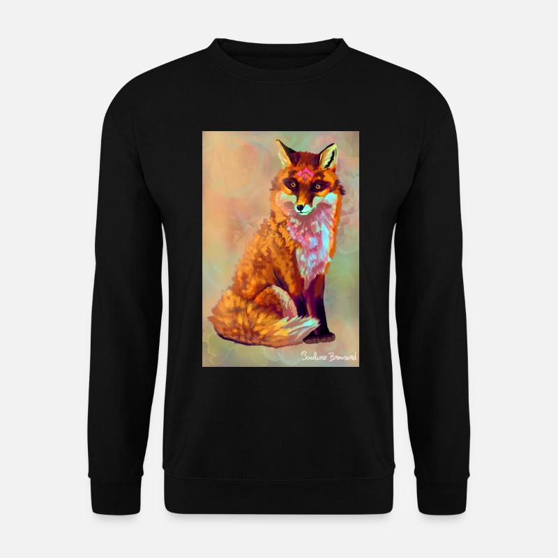 Fox poster - Unisex Sweatshirt - black