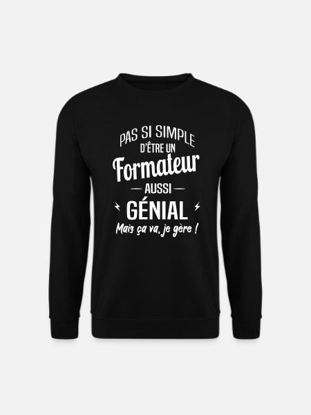 Formateur - Sweat-shirt Unisexe - noir