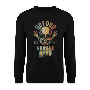 Hot Rod - Unisex Pullover - Schwarz - Vorne - Alina (178cm) & Michal (187cm)