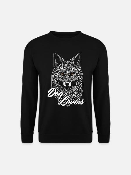Hundeliebhaber. Hundeliebhaber .Zitat Hund. - Unisex Pullover - Schwarz